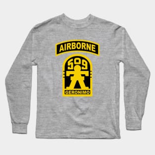 Mod.3 Geronimo 509th Airborne Parachute Infantry Long Sleeve T-Shirt